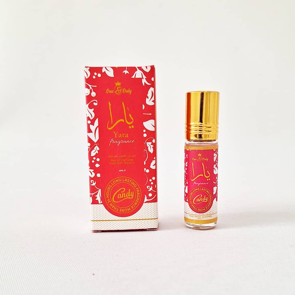 عطر رولی یارا کندی حجم 6 میل بدون الکل